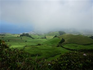 Det flotte landskab på Azorerne.