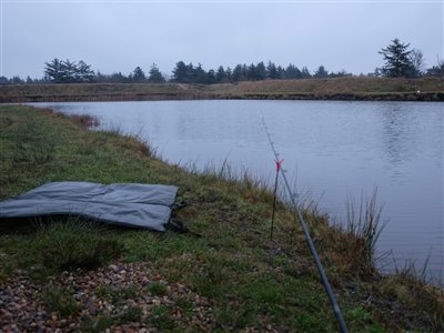 Vinterfiskeri efter stør i Loch Nees.