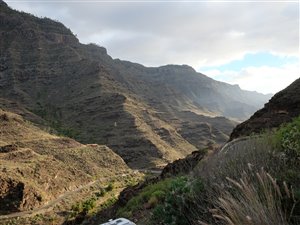 Det flotte bjerglandskab på Gran Canaria.