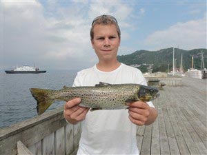 Fjordfiskeri i Stavanger og Bergen området i Norge 2013