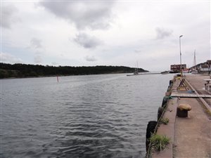 Havnen ved Langesund.