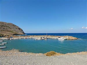 Havnen ved Mochlos på det østlige Kreta.