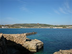 Mellieha Bay på Malta.
